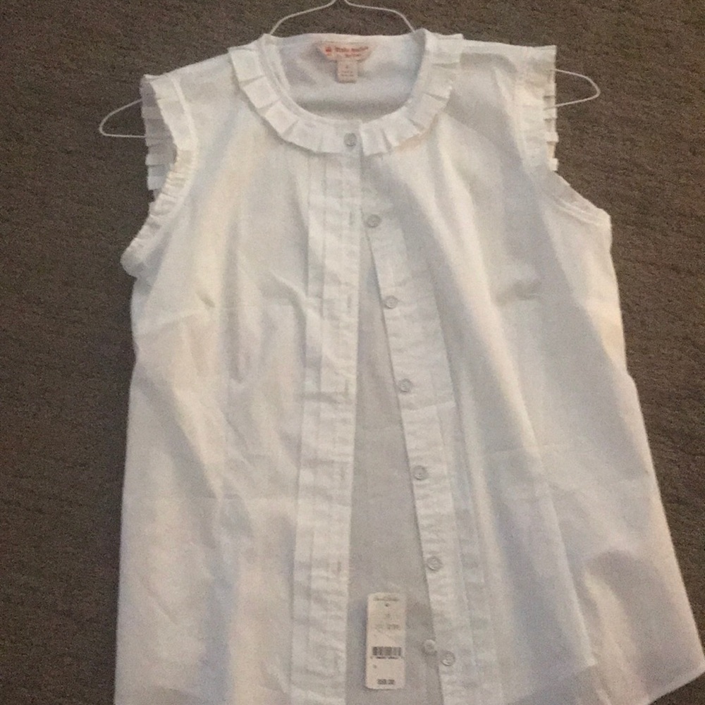 Blouse. Brooks brothers white summer